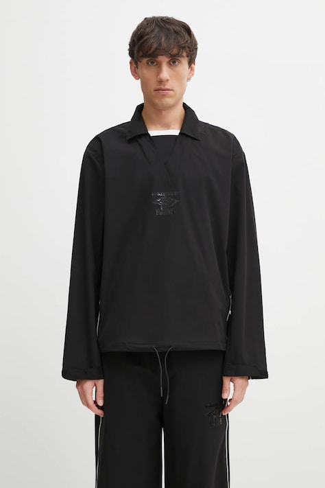 Rains kurtka Rains x Umbro kolor czarny przejściowa oversize 20840.01