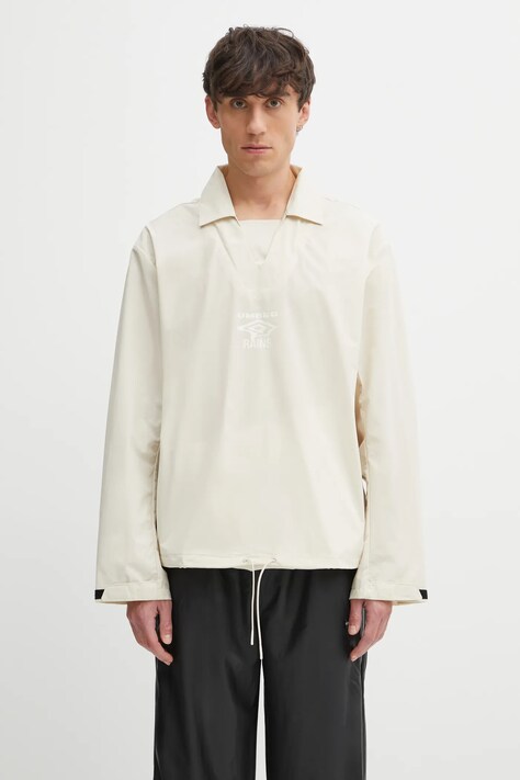 Rains jacket Rains x Umbro beige color 20840.140
