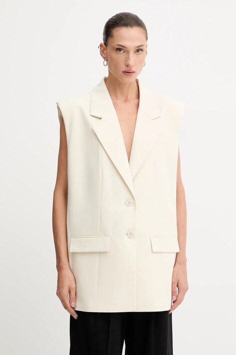 Vesta Gestuz béžová barva, jednořadá, 10910168