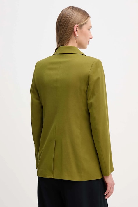 Піджак з домішкою вовни United Colors of Benetton — AW25-KZD03D, зелений — фото 3