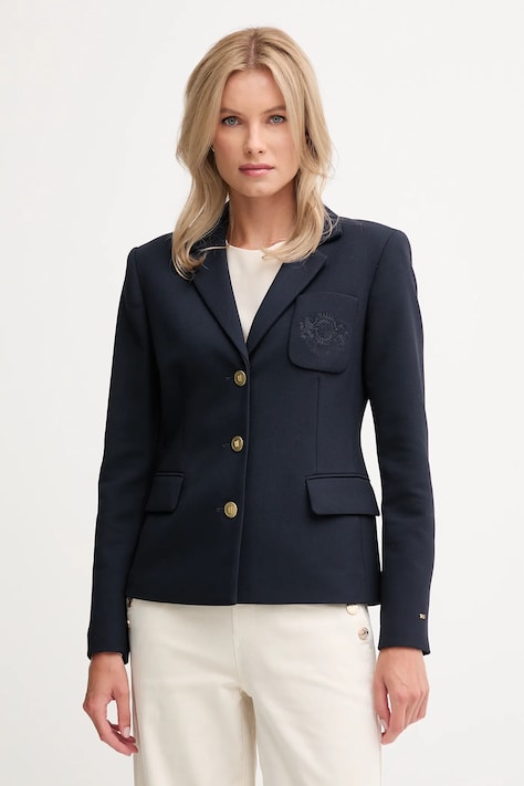 Tommy Hilfiger giacca colore blu navy  WW0WW46660