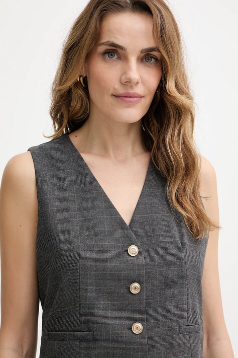 Morgan kamizelka kolor szary jednorzędowa CAMME.F