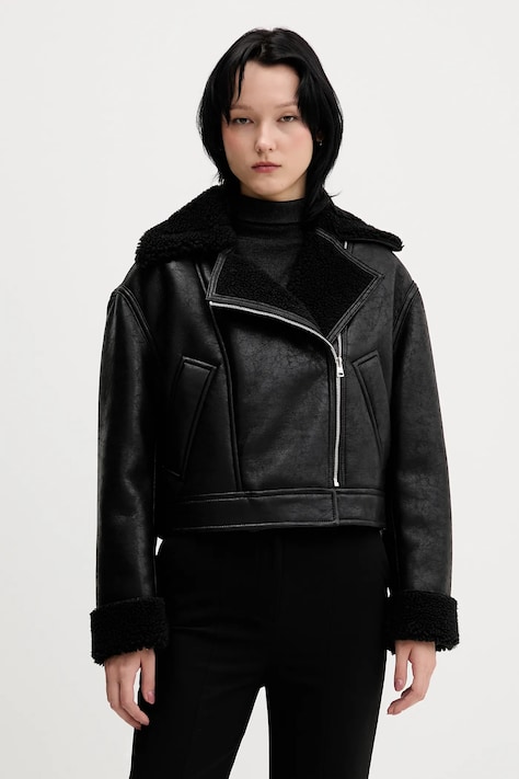 Μπουφάν HUGO χρώμα: μαύρο, 50546751