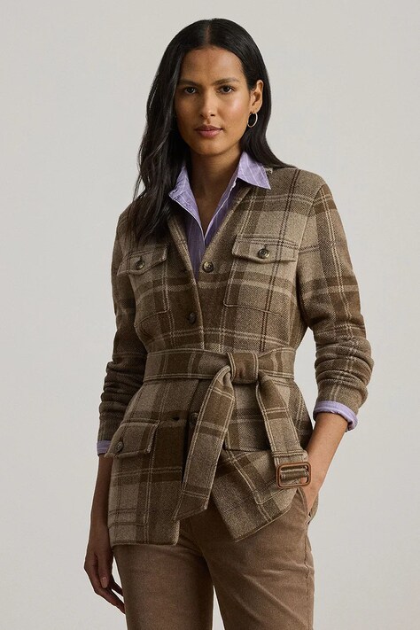 Sako Lauren Ralph Lauren hnědá barva, 200979709