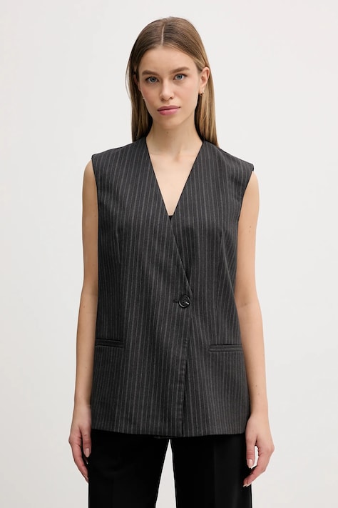 Vesta Sisley šedá farba, dvojradová, 209YLJ00X