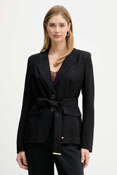 Marciano by Guess marynarka WHITNEY kolor czarny jednorzędowa 5YGN00 7337A