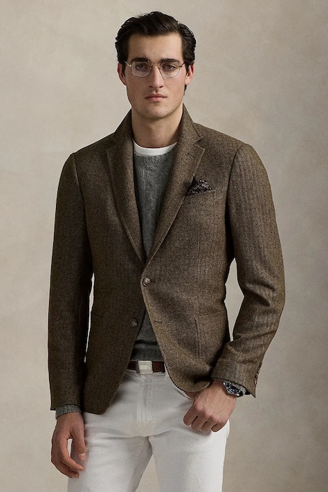 Піджак Polo Ralph Lauren колір коричневий 715966592