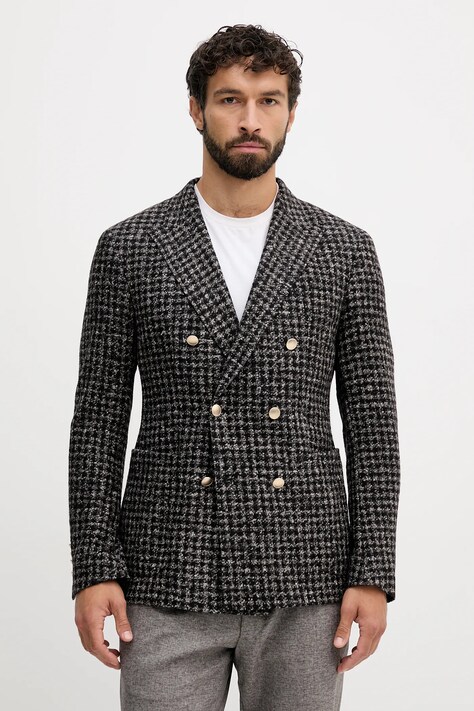 Joop! marynarka z dodatkiem wełny męska kolor szary 30048868