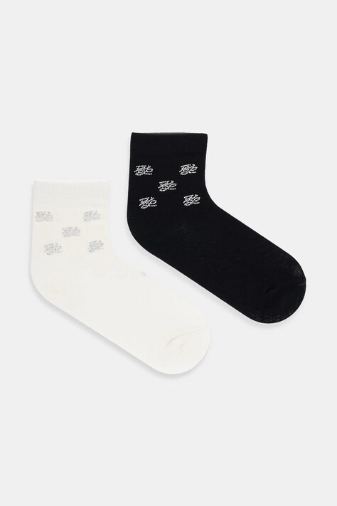 Шкарпетки Karl Lagerfeld 2-pack колір чорний A2W47008