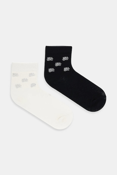 Шкарпетки Karl Lagerfeld 2-pack колір чорний A2W47008