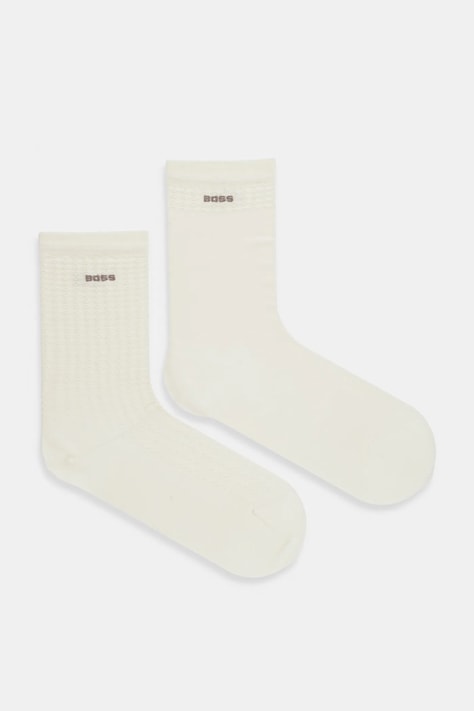 Κάλτσες BOSS 2-pack χρώμα: μπεζ, 50543594