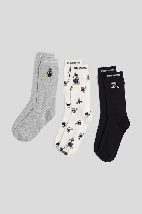 Ponožky Karl Lagerfeld KL X DISNEY 3-pak viac farieb, A3W47051