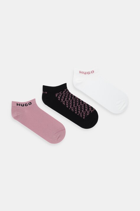 Κάλτσες HUGO 3-pack χρώμα: ροζ, 50543195