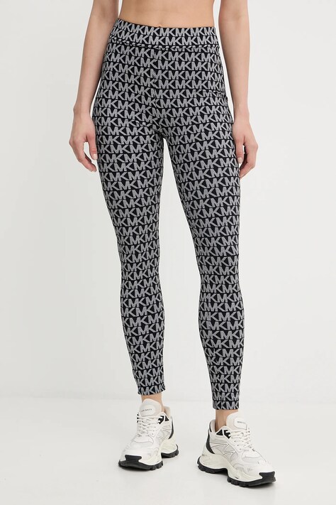 MICHAEL Michael Kors legginsy damskie kolor czarny wzorzyste MT530WN63M