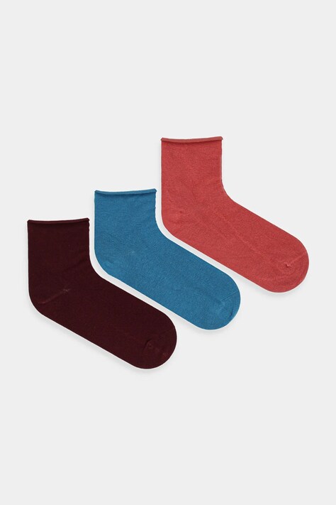 United Colors of Benetton șosete 4-pack culoarea bordo, 6AO5E2155