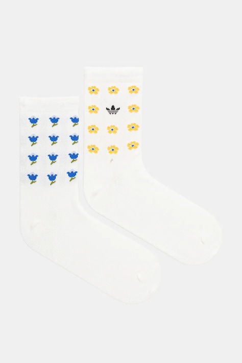 adidas Originals șosete Liberty 2-pack culoarea alb, JV7833