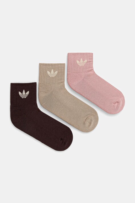 adidas Originals șosete 3-pack culoarea roz, JV8596