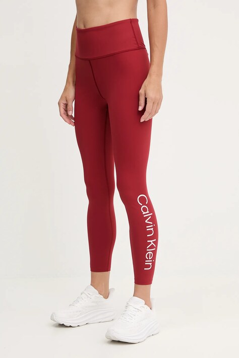 Calvin Klein Performance leggings da allenamento donna colore granata LVGWS5L613