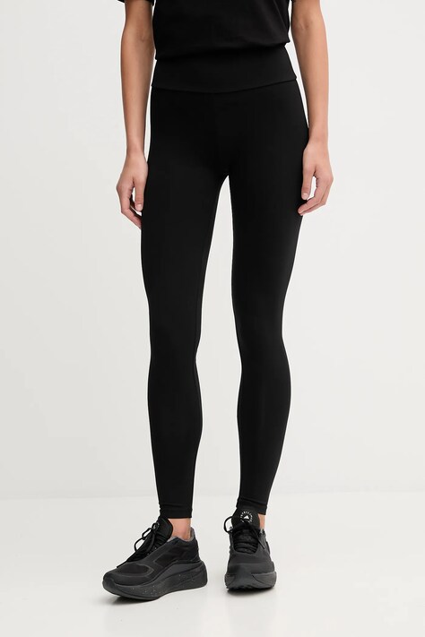 EA7 Emporio Armani legginsy damskie kolor czarny gładkie AF12484.7W000459