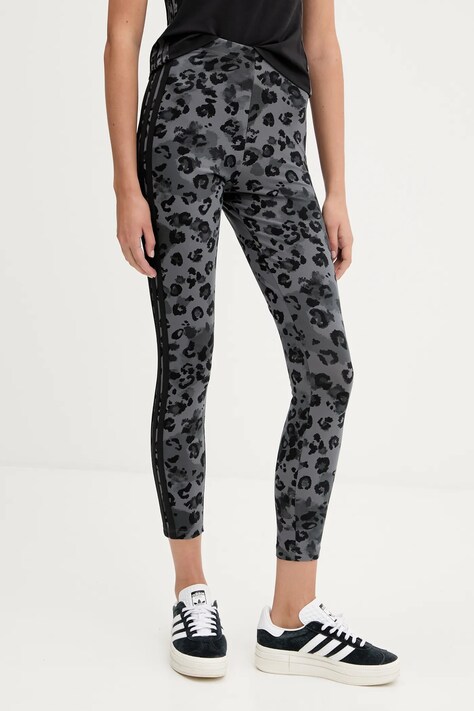 Κολάν adidas Animal χρώμα: γκρι, JM1863