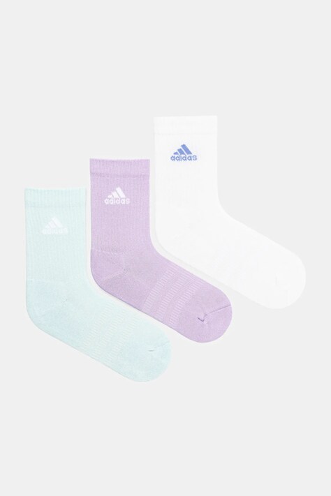 adidas șosete 3-pack culoarea violet, JW2740