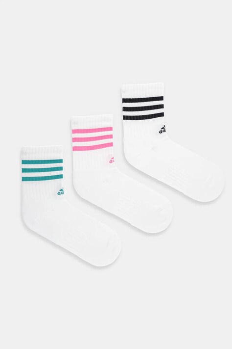 Шкарпетки adidas Essentials 3-pack колір білий JW2765