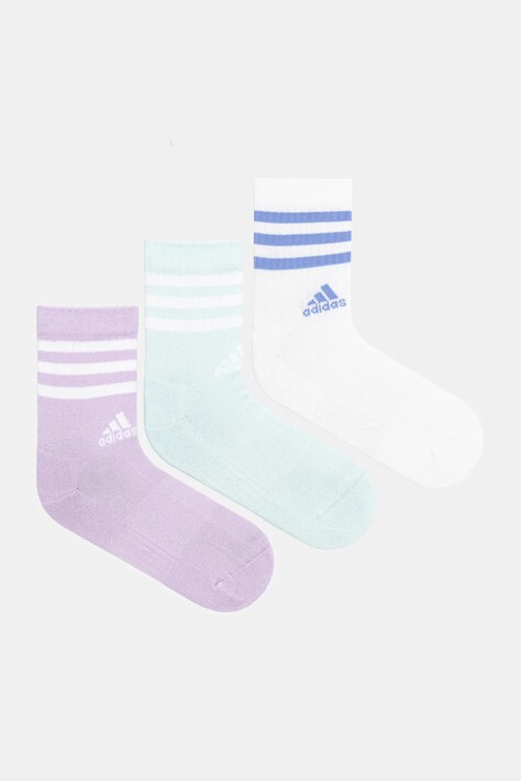 adidas șosete Essentials 3-pack culoarea alb, JW2766