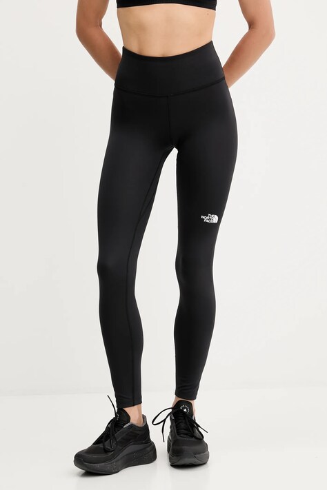 The North Face legginsy treningowe Flex 28IN damskie kolor czarny gładkie NF0A8EJBJK31