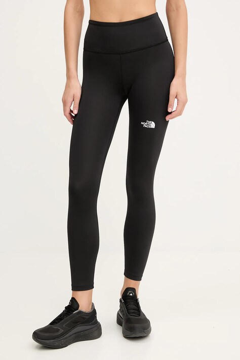 The North Face legginsy treningowe Flex 25In damskie kolor czarny gładkie NF0A8EJEJK31