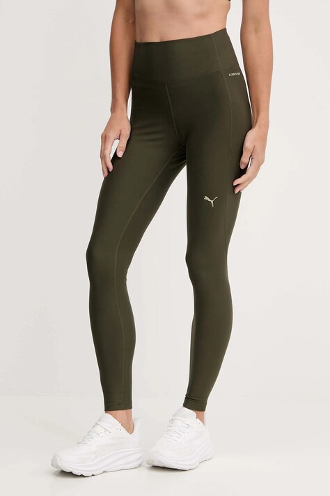 Puma leggings da allenamento colore verde 527452
