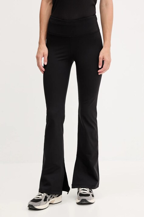 Dkny legginsy damskie kolor czarny gładkie DP5P3387