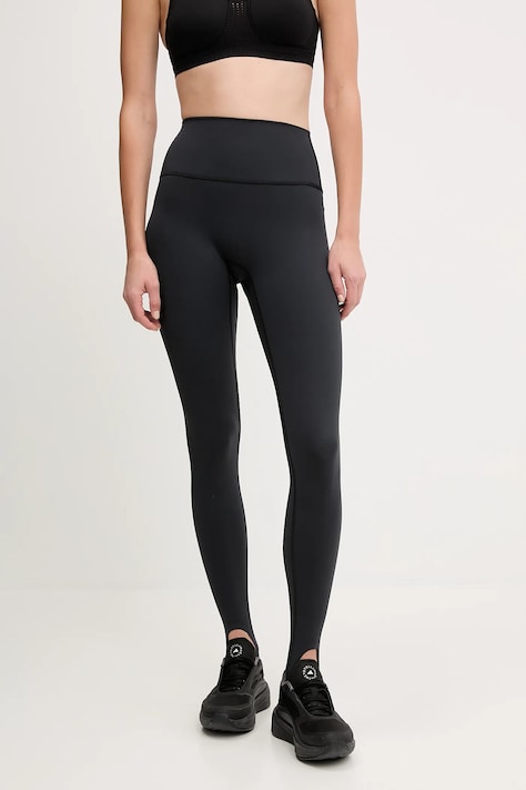 New Balance legginsy treningowe damskie kolor czarny gładkie WP53168BK