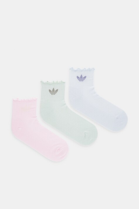 Κάλτσες adidas Originals 3-pack χρώμα: ροζ, KC8728