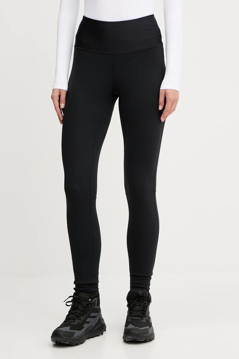 Haglöfs legginsy sportowe Rosson damskie kolor czarny gładkie 607785