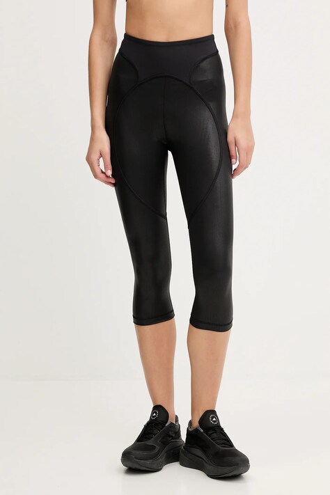 adidas by Stella McCartney legginsy treningowe TruePurpose damskie kolor czarny z nadrukiem JM8462
