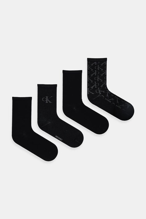 Calvin Klein Jeans skarpetki 4-pack kolor czarny 701235366
