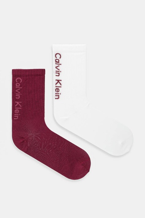 Calvin Klein Jeans skarpetki 2-pack kolor biały 701235379