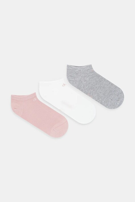 Calvin Klein stopki 3-pack kolor biały 701234369