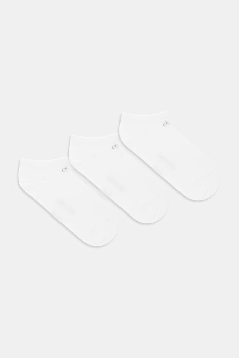 Calvin Klein stopki 3-pack kolor biały 701234369