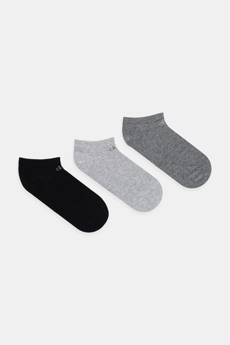 Calvin Klein stopki 3-pack kolor szary 701234369
