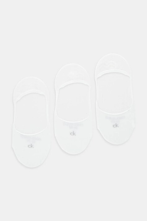 Calvin Klein skarpetki 3-pack kolor biały 701234371