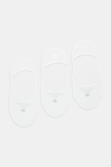 Calvin Klein șosete 3-pack culoarea alb, 701234371