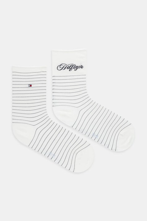 Tommy Hilfiger șosete 2-pack culoarea alb, 701236455