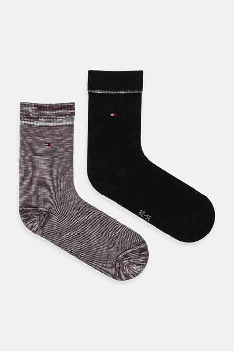 Tommy Hilfiger skarpetki 2-pack kolor bordowy 701236460