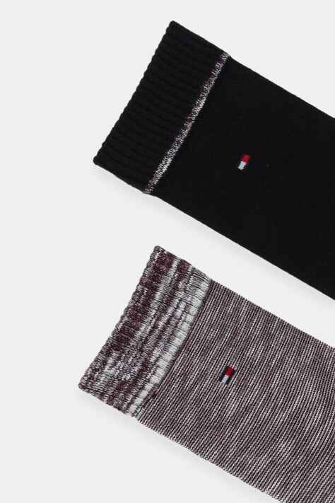 Шкарпетки Tommy Hilfiger 2-pack — AW25-LGD076, бордо — фото 2
