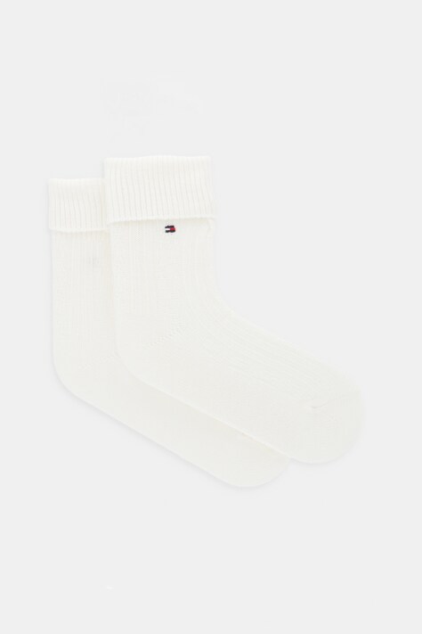 Tommy Hilfiger șosete cu lână culoarea bej, 701236462