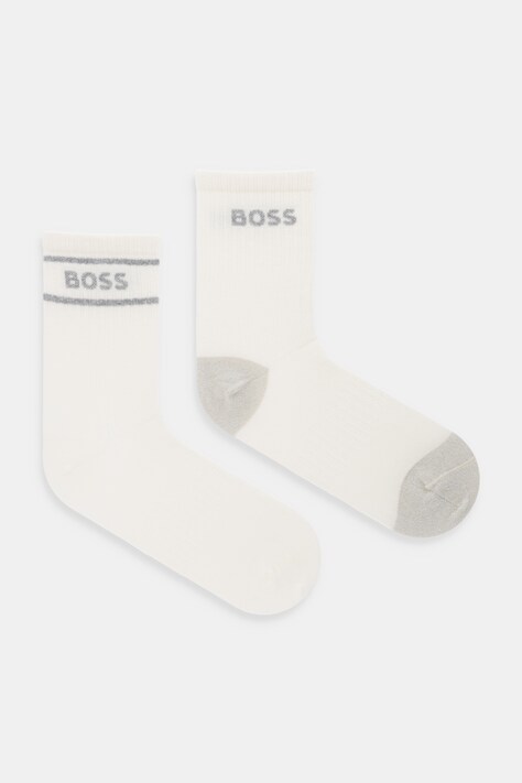 BOSS skarpetki 2-pack kolor beżowy 50546426