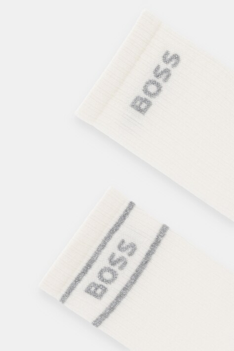 Шкарпетки BOSS 2-pack 2P QS Gift Rib CC W — AW25-LGD07F, бежевий — фото 2