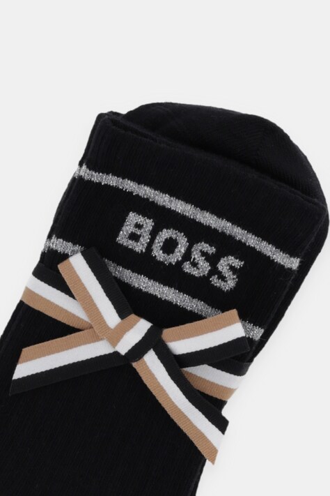 Шкарпетки BOSS 2-pack 2P QS Gift Rib CC W — AW25-LGD07F, чорний — фото 3