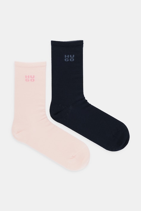 Čarape HUGO 2-pack boja: ružičasta, 50549831